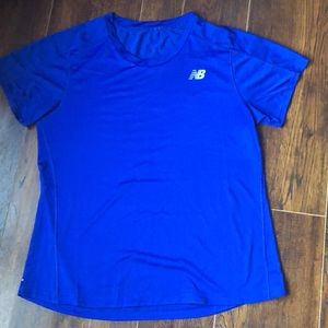 New Balance Running T-shirt EUC Royal Blue Medium